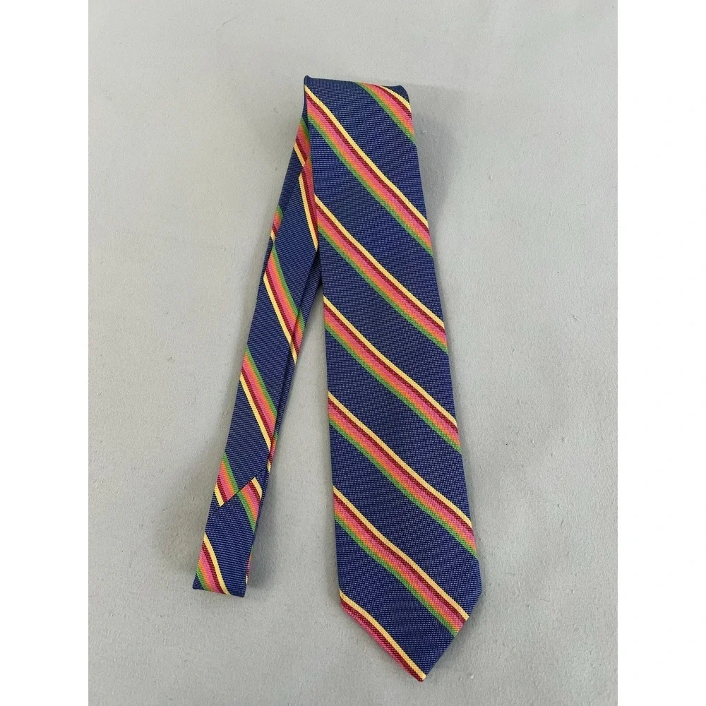 Vintage Brooks Brothers Men's‎ Striped  Multicolor Made USA Y2K